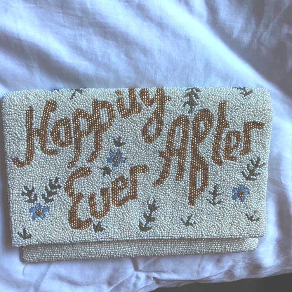 Bridal clutch “happily ever after”